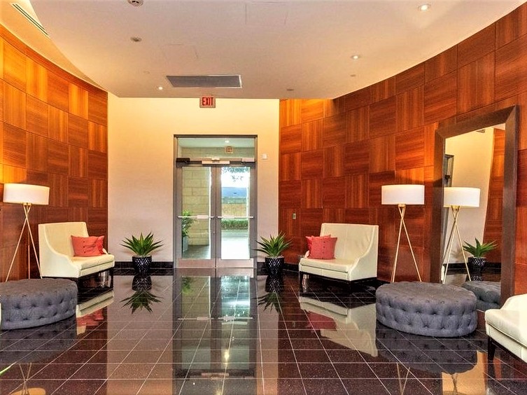 BRICKELL, Urban neighborhood in Miami. Green Rainbow Apartments